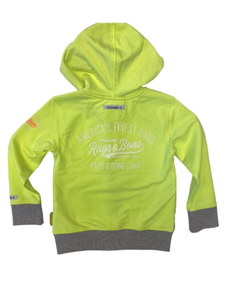 Hoody vest met rits en dino print