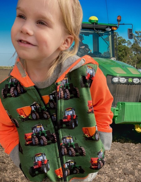 Hoody vest Tractors